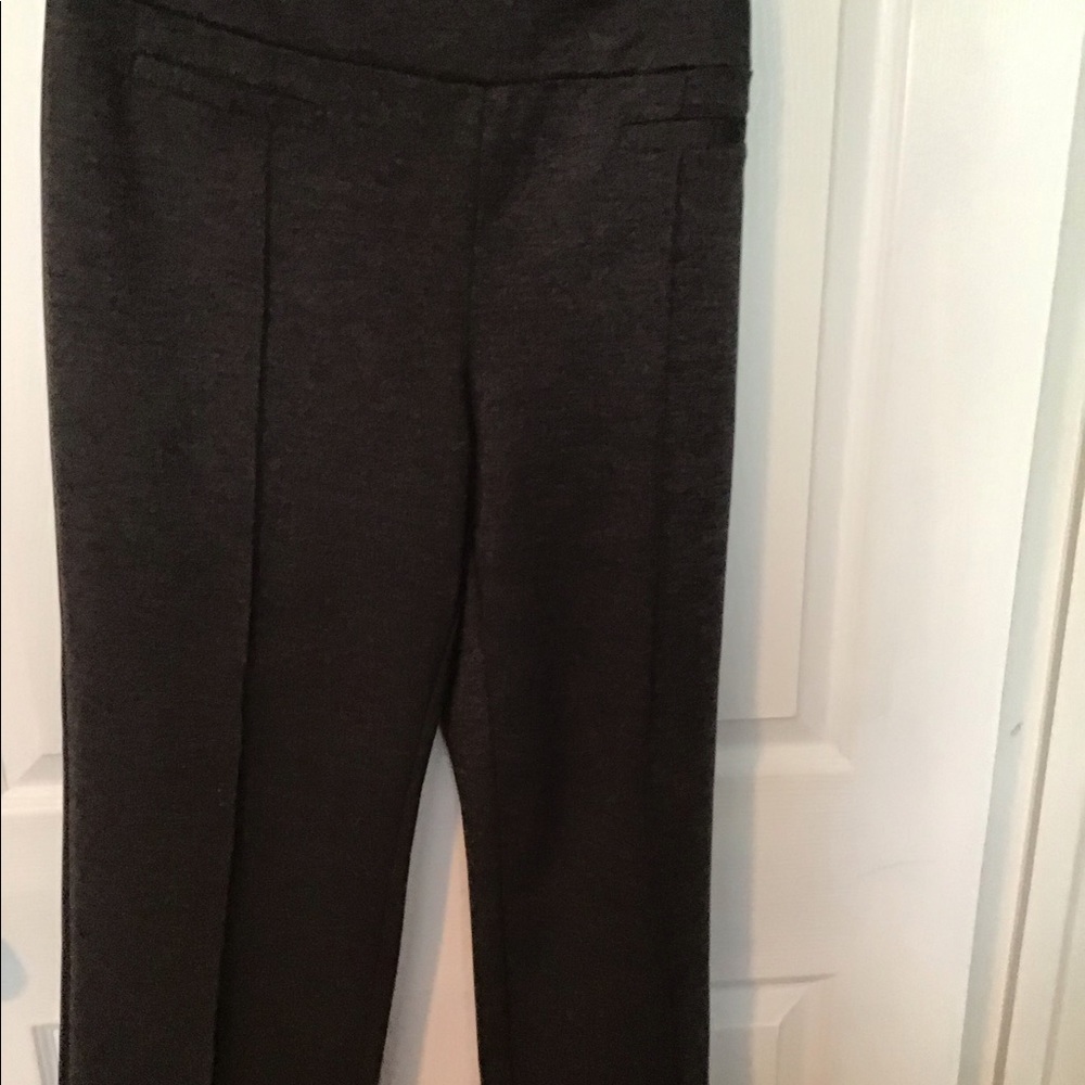 🆕NWT Gray knit stretch pants. Size LP